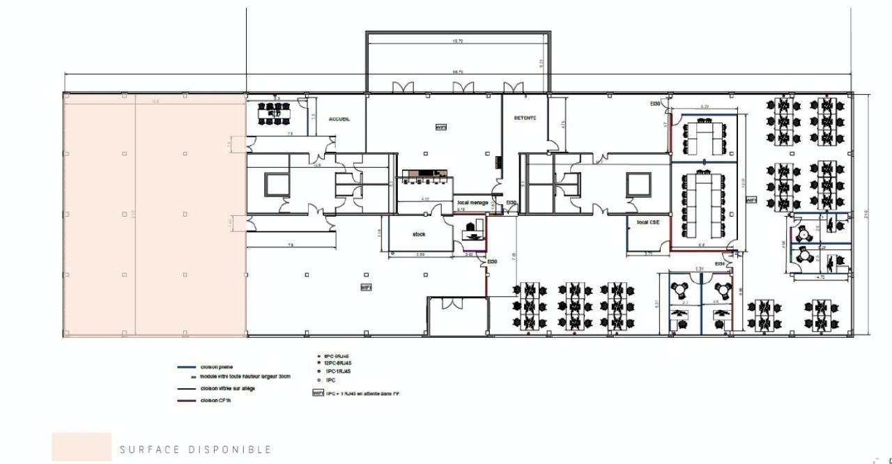 Bureau Montpellier 1240m² Location bureau Montpellier Hérault OLBUR2200645 20
